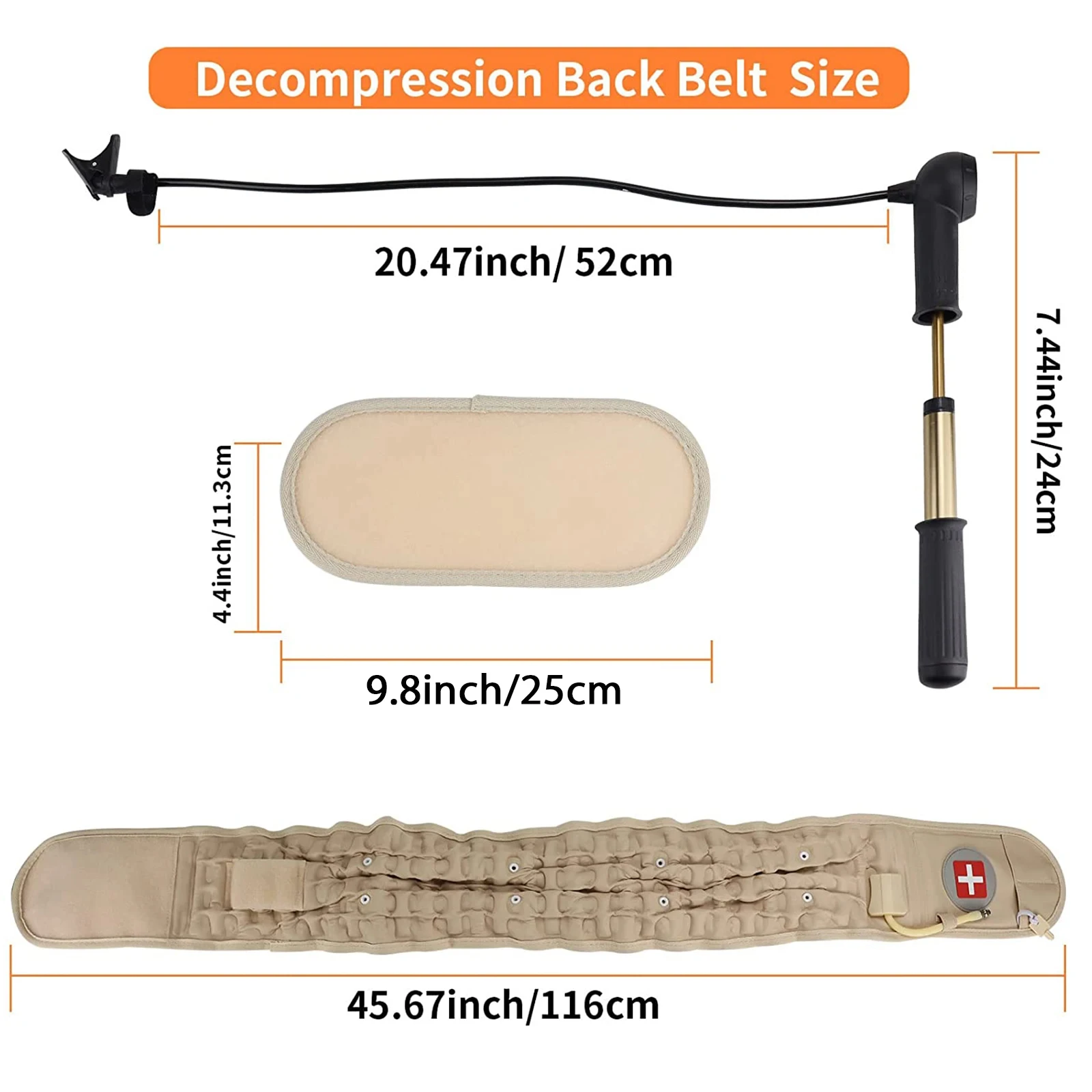 Back Decompression Belt Lumbar Support for Back Pain Relief Lumbar Disc Herniation Lumbar Traction Belt Lumbar Traction Device