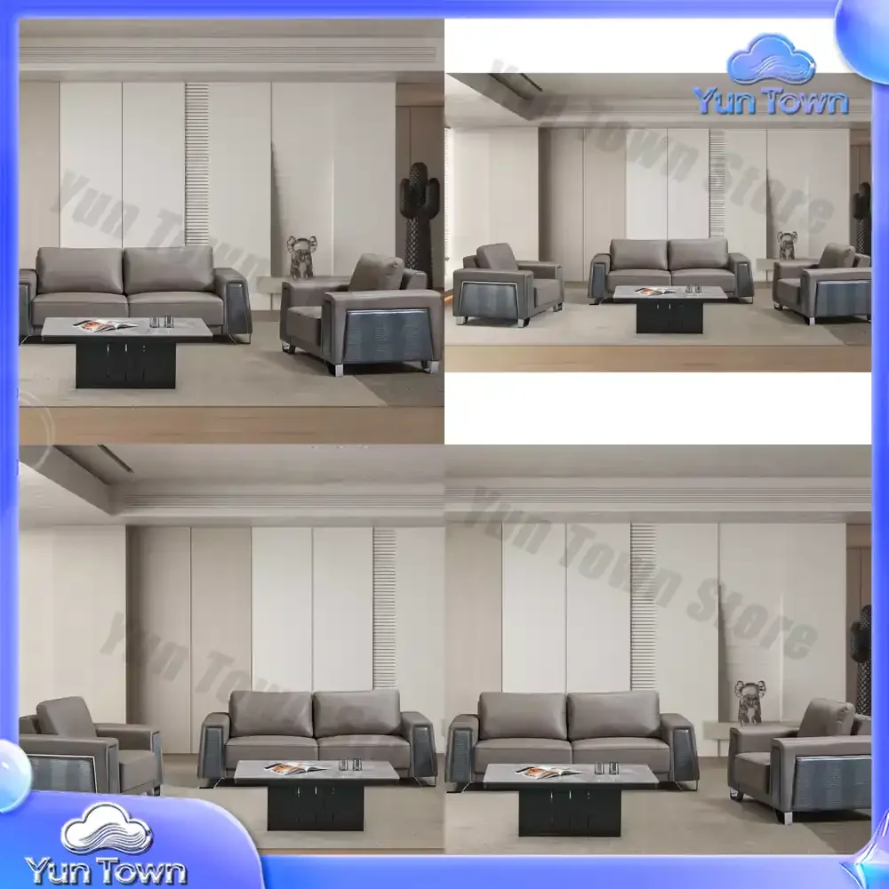 Nordic Modern Sofa Design Leather Sectional Office Sofa Hotel Furniture Set Furniture Couch Living Room Sofa Office Furniture
