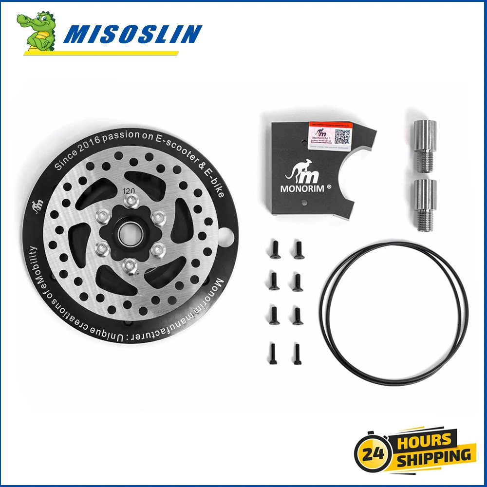 

Monorim MD FB Motor Deck Disc 120mm Brake Disc Rotor For Xiaomi M365 1S Mi3 ES Pro Pro2 Electric Scooter Front Brake Accessories