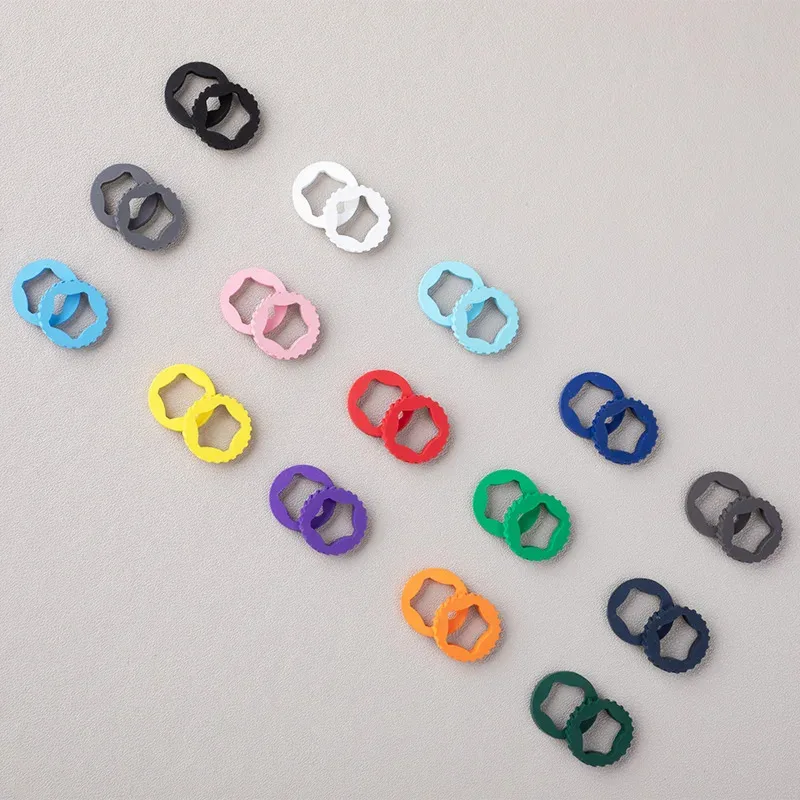 Colorful Fluorine FKM Rubber Ring Watchband Crown For Richard Mille Strap Loop RM011-03 Five Pointed Star Accessories Set
