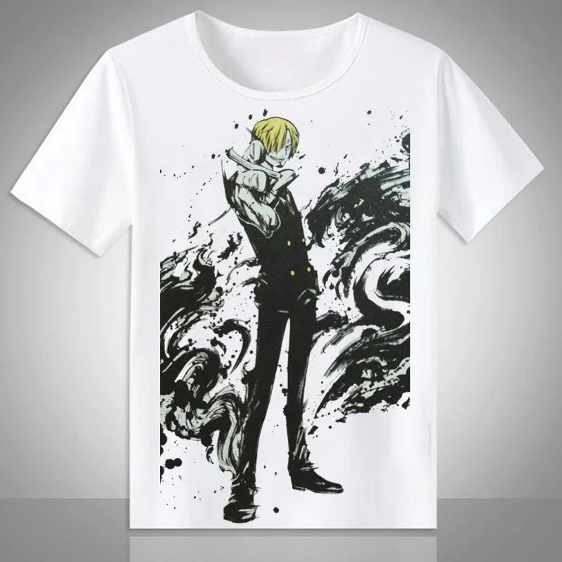 

ONE PIECE T Shirt Men New Animation Luffy Sauron Tide Nautical King Sports and Leisure Short-sleeved Trend Explosion Tops Women