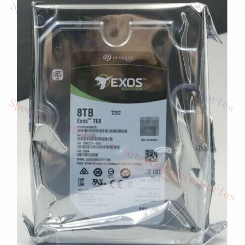 

R+ For ST8000NM0075 8TB SAS Seagate Exos 1RM212 7E8 7.2K 12Gb/s 3.5" Hard Drive