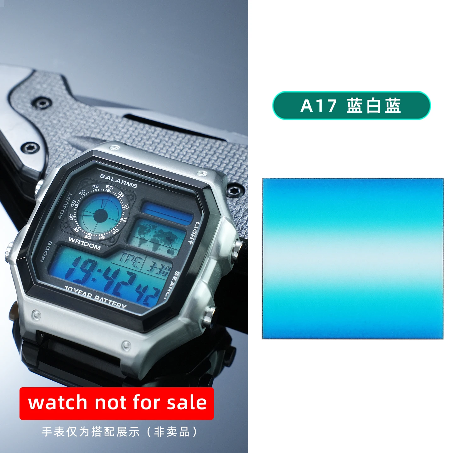 38 verschiedene Farbwechsel-Aufkleber für Display-Bildschirme, DIY HD-Folienaufkleber im Ins-Stil für Casio AE1200 AE1300