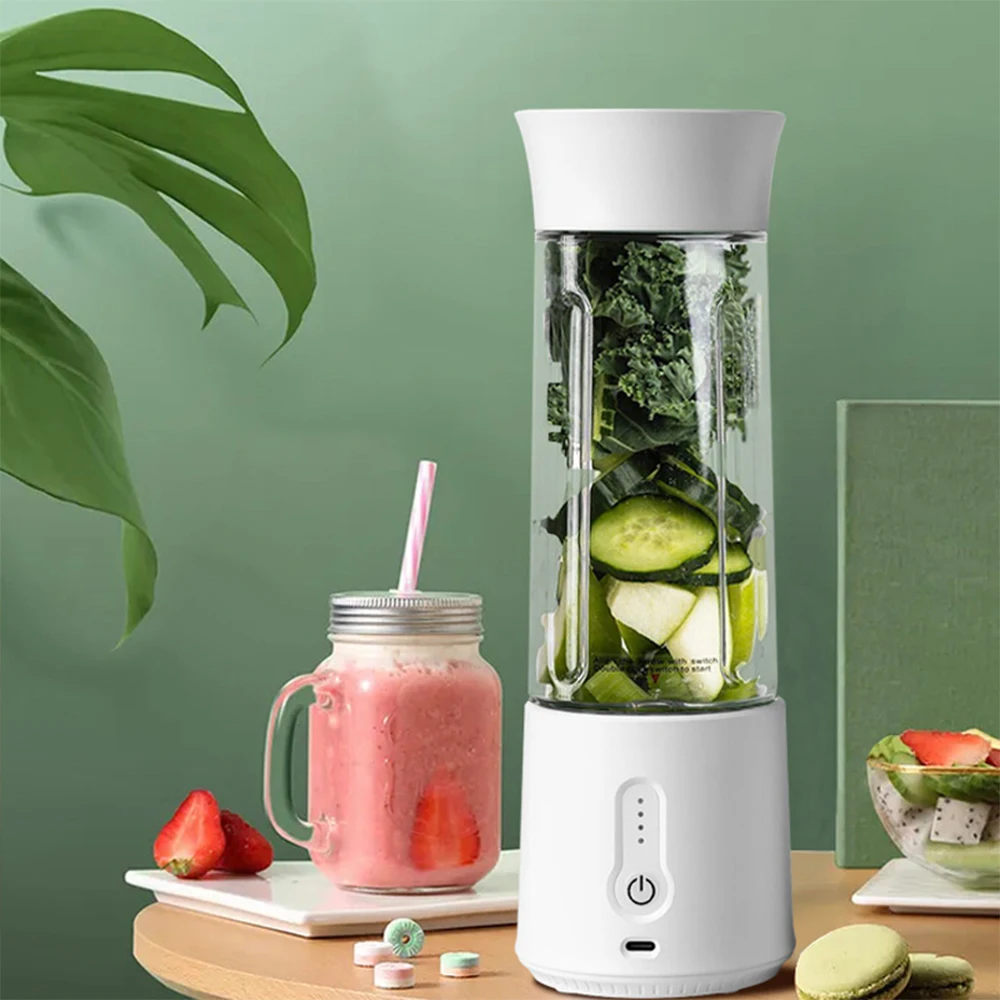 Household Small Food Processor Multi-function Wireless Charging Juicer Portable Electric Juicer Blender