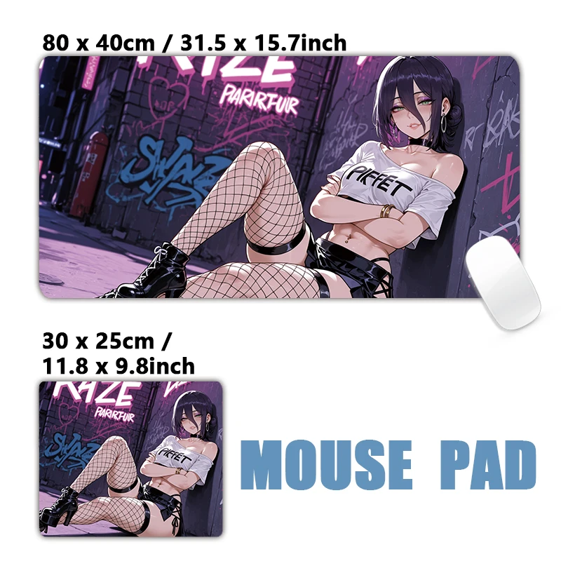 Cute Sexy Anime Girls Graffit Mouse Mat XXL Large Mouse Pad Non-slip Mousepad Keyboard Desktop Mat Gaming Office Work