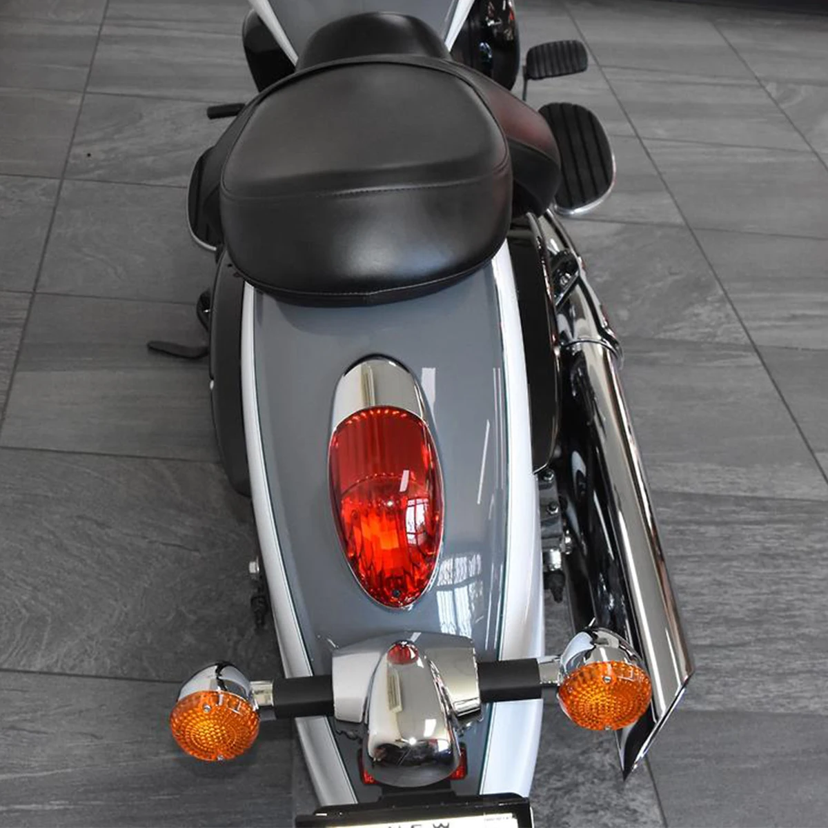 Lensa Lampu Belakang Rem Sepeda Motor untuk Kawasaki Vulcan 1600 Mean Streak 2004-2008 Vulcan 900 VN900 Klasik/LT/Kustom 2006-2023