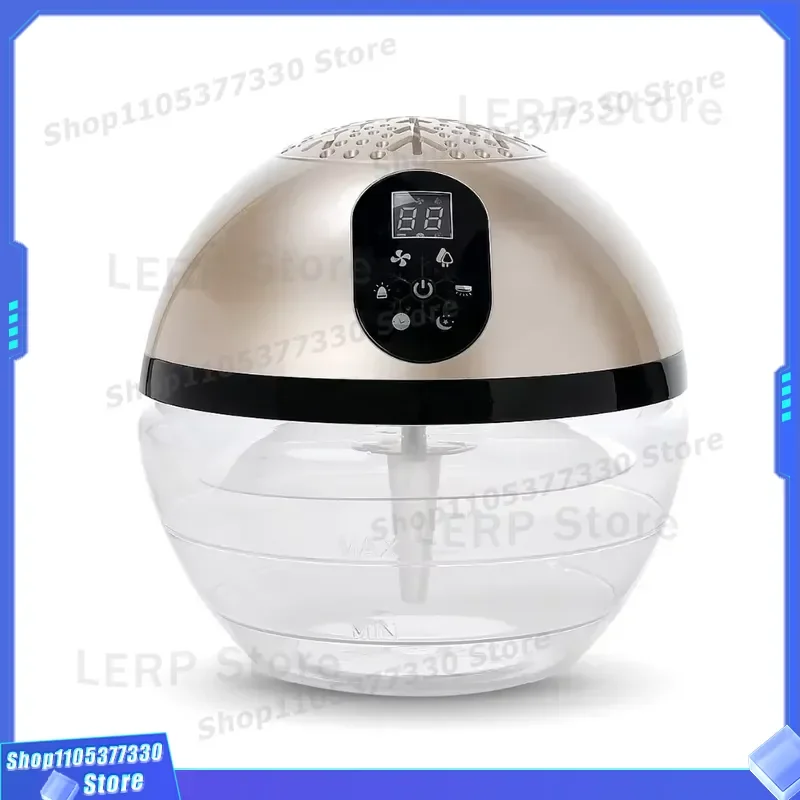 Portable HEPA Air Purifier for Home Bedroom Office Dust Pollen Smoke Removal Quiet Operation Negative Ion Generator Freshener