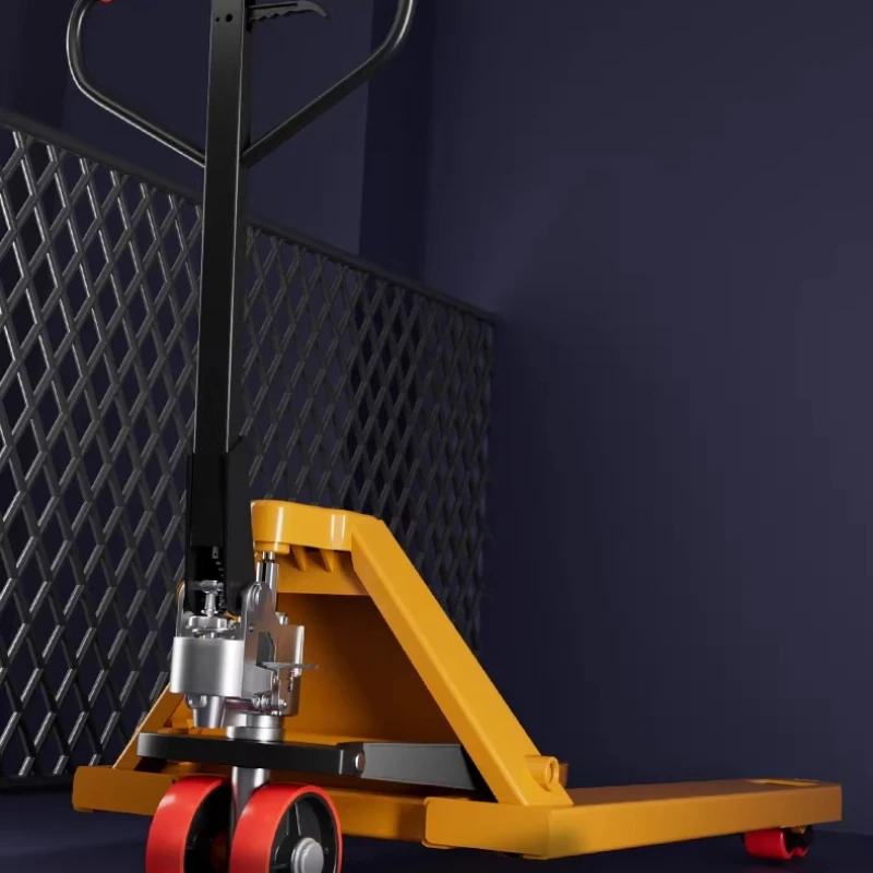 Forklift Manual Pallet Loading and Unloading Truck Oil Pressure Hand Push Trailer