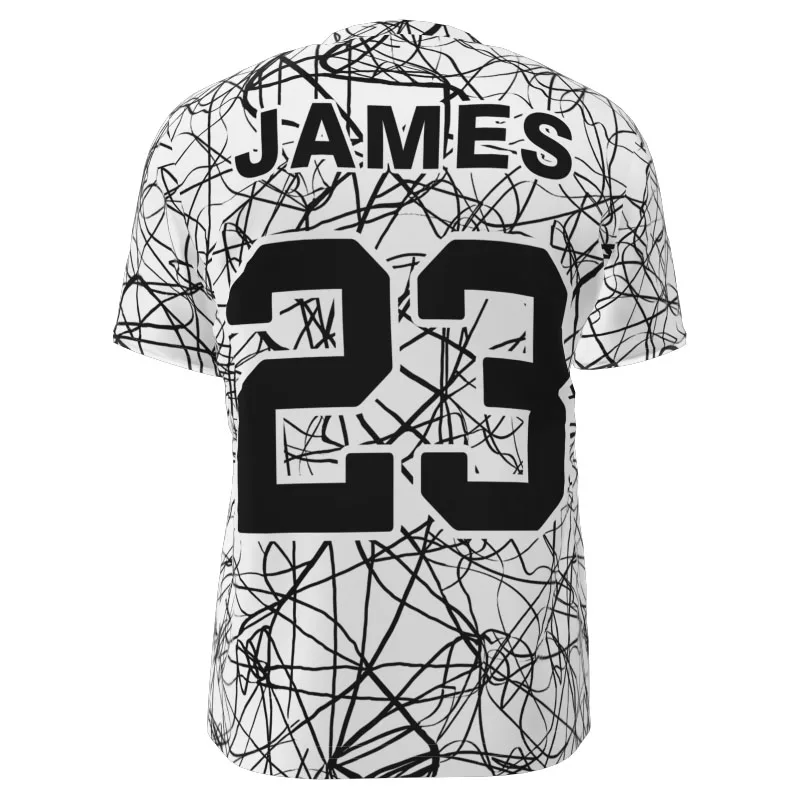 Lebron James Free Custom Label T Shirt Name Number Portrait Games America Teams T-shirt Basketball Casual 23 Jersey USA 3D Style