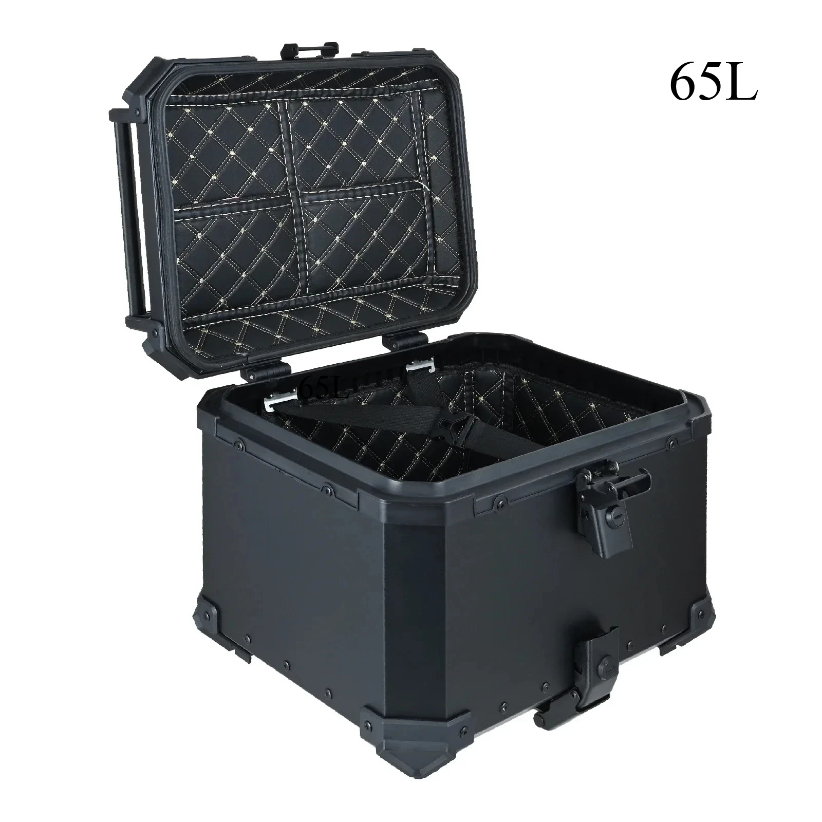65 L Motorcycle Top Tail Box Rear Trunk Lage Storage Tool Case Universal Helmet Box For Moscycles