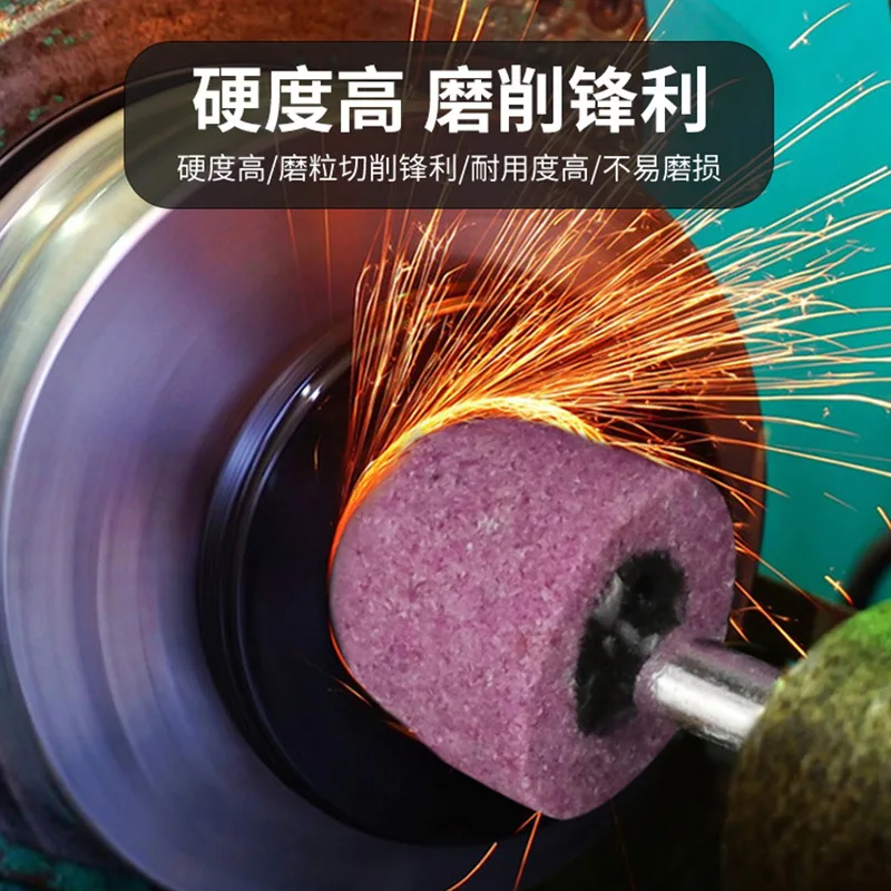 Round Shank Diameter Conical Grinding Wheel Head Metal Electric Machine Polishing and Rust Removal
