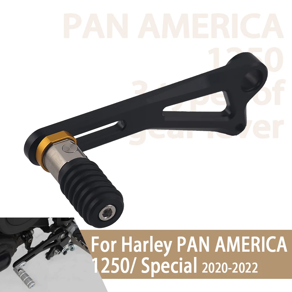 

Рычаг переключения передач для PAN AMERICA 1250 1250s Special 2020 2021 2022, рычаг переключения передач для мотоцикла с ЧПУ, регулируемый Левый переключатель передач, складной переключатель передач