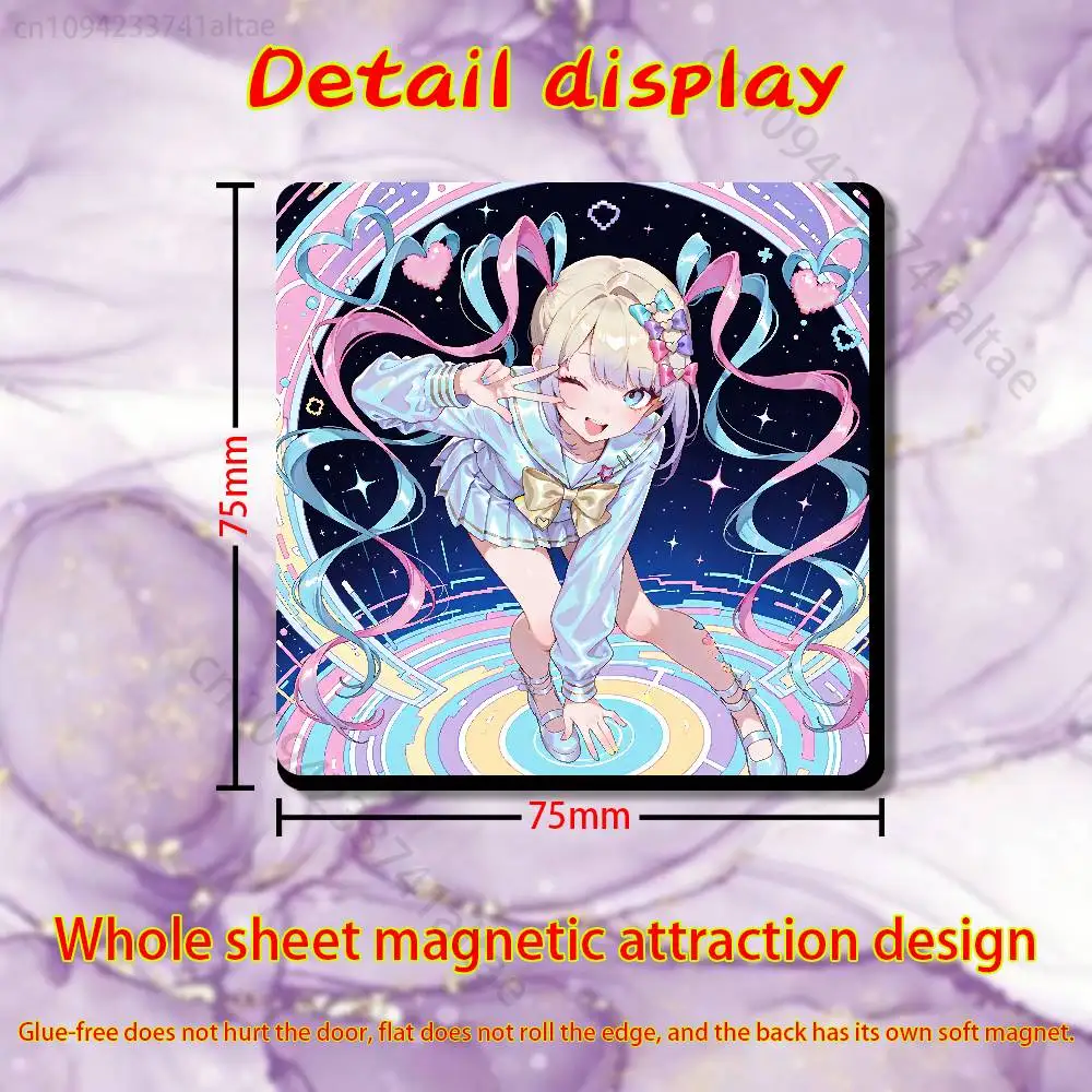 Needy G-Game S-Streamer Overload Sign Fridge Magnets - Creative Miniature DIY Magnetic Decorations for Home Accessories