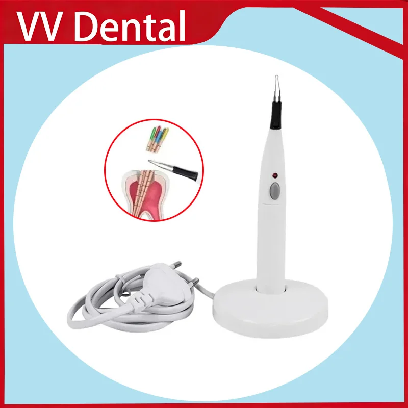 Handheld Dental Gutta Percha Cutter Wireless Heating Pen 4 Replaceable GC Tips Charging Station Professional Endodontic Instrume
