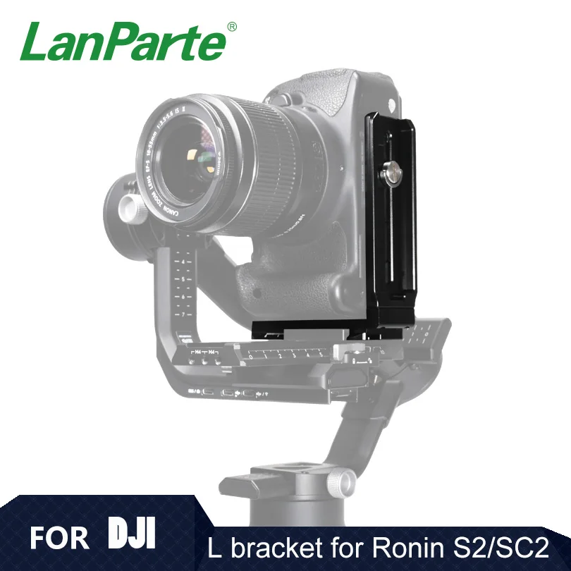 LanParte L Bracket Mount with Quick Release Plate for DJI Ronin RS2 RSC2 Gimbal Vertical Shooting