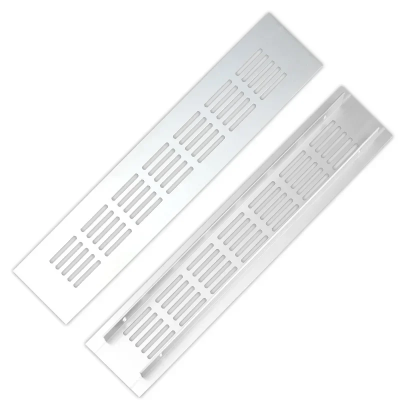 15cm-60cm Alumínium Keverés Ária Áristom perforated Bútorhuzat Bolygótartó Autórendszám szellőző Rácsos kapu számára Beépített szekrény Cipő Fali szekrény decorativa fedezze