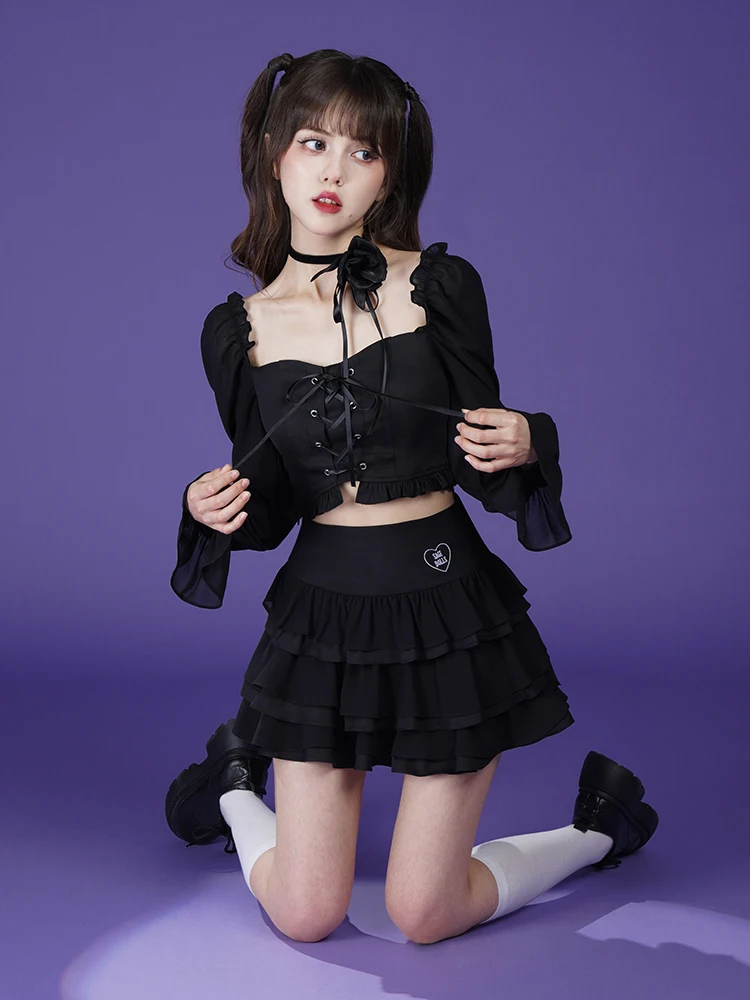 

SagiDolls Romantic Sweet Bla Night Rose комплект для похудения универсальный модный женский ансамбль из полиэстера для детей 8-25 лет