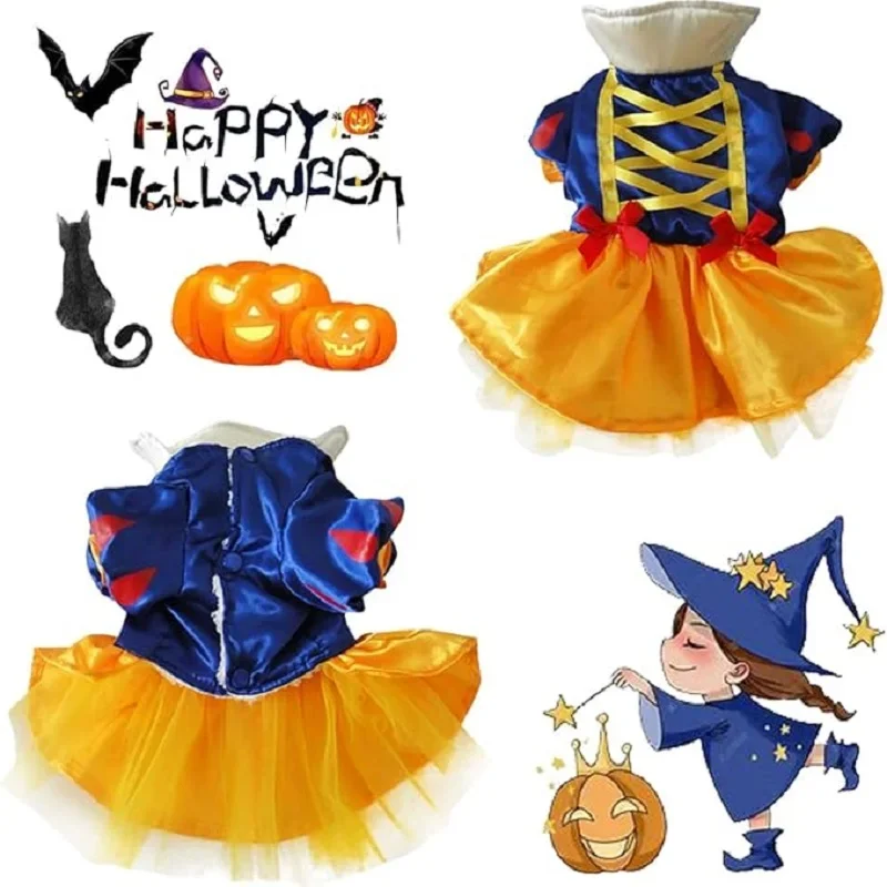 Pet Dress Snow White Pompadour Dress Halloween Costume Cosplay Christmas Holiday Party Special Event Dog cat