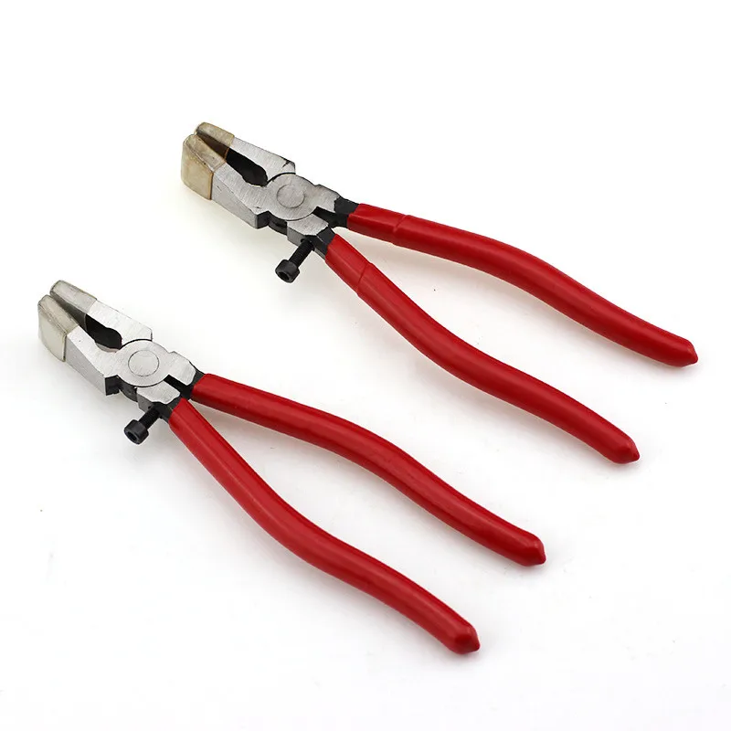 

8 Inch Glass Work Heavy Duty Breaker Pliers Glass Running Pliers with Flat Curve Claws