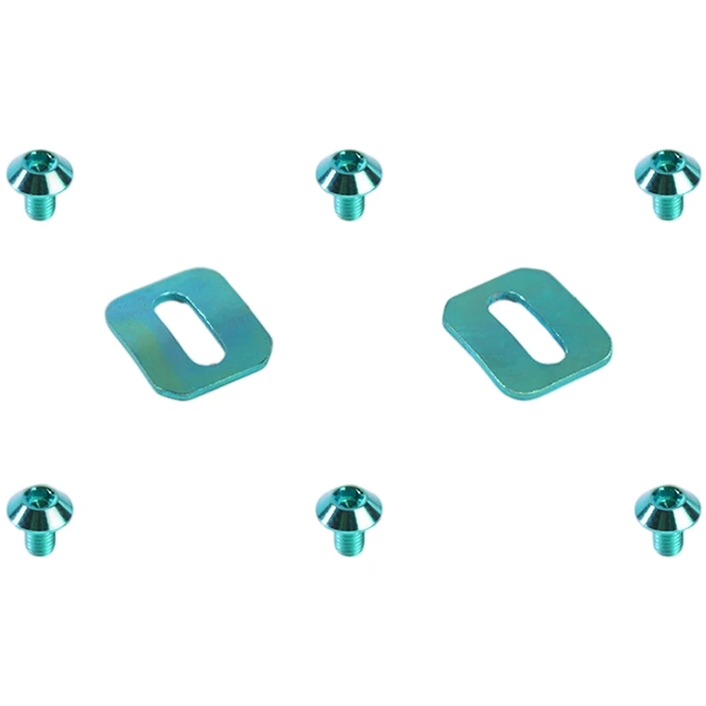 

Bike Maintenance Ti Alloy Screws Compatible For Time Cycling Pedal Cleats Screws Bike Vibrant Colors Easy Installation