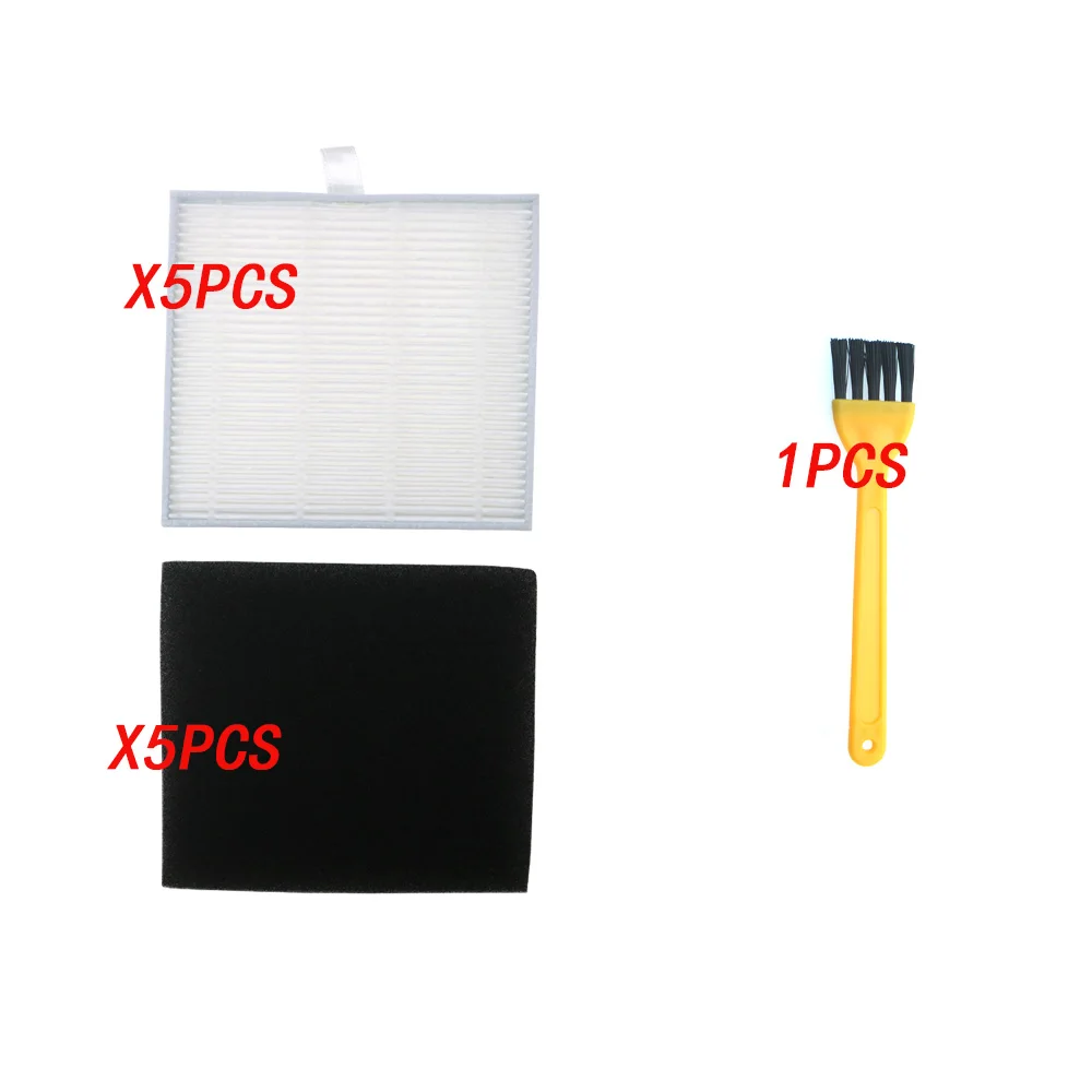 Filtro de esponja Hepa para aspiradora ilife, piezas de repuesto de filtro hepa para V8, V8s, X750, X800, X785, V80, 10 unidades por lote