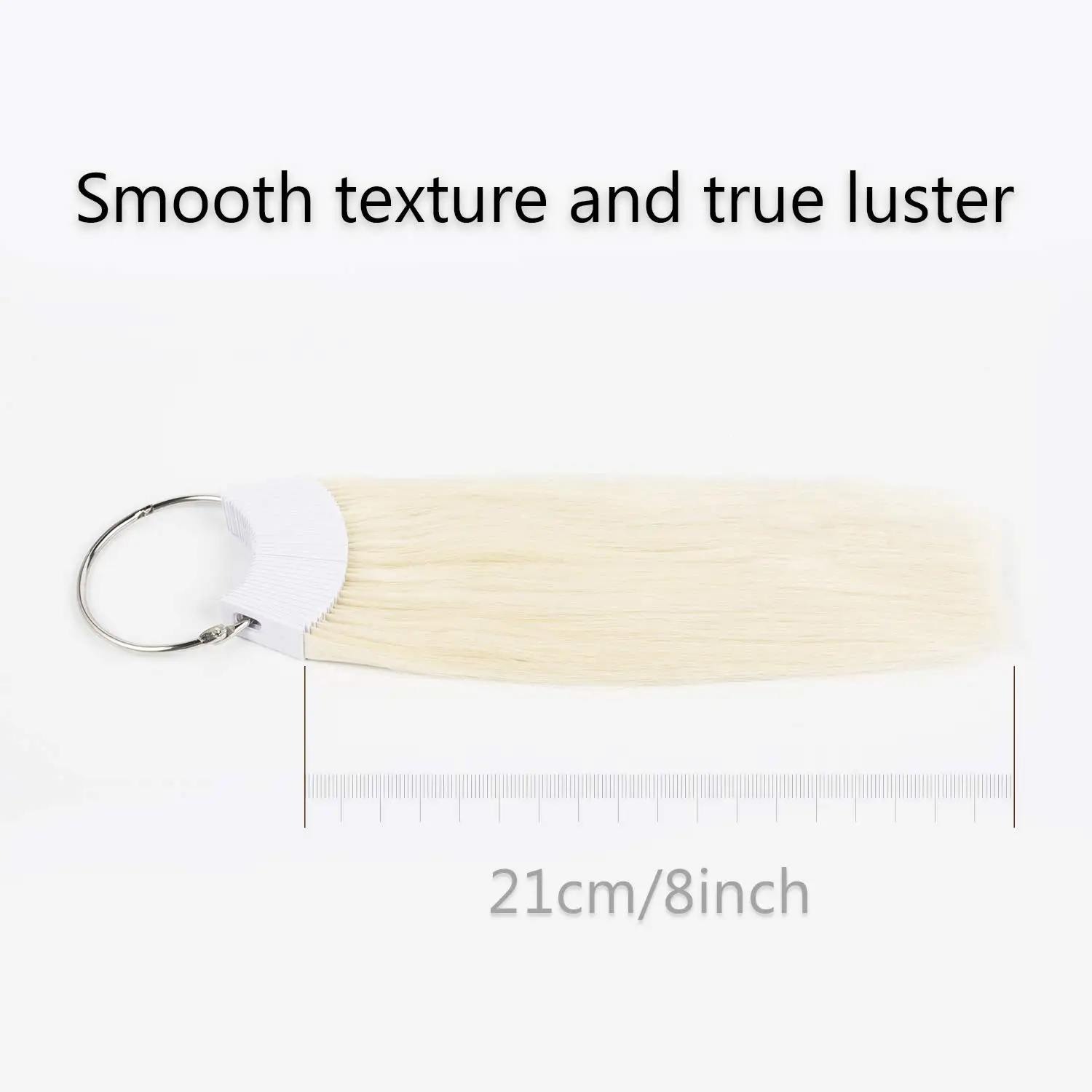 Zwarte Ster Echt Mensenhaar 10 ° Palet Teststrengen Staal Prothese Ring Kleur Monster Extensions 55G 30pac/Verpakking Gemaakt In China