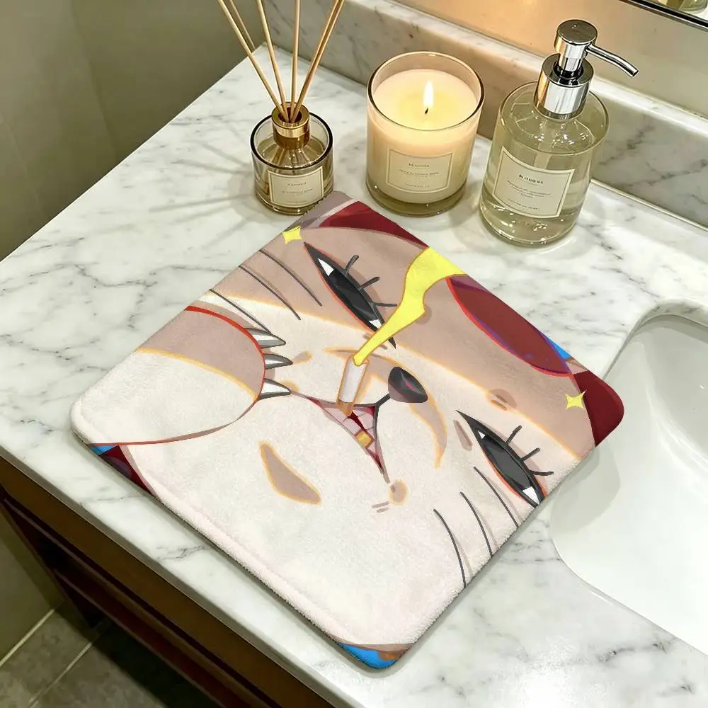 ANIME D-Dandadan T-turbo Baba  Hanging Style Hand Wiping Towel Polyester Cotton Anti-fade For Indoor Kitchen Living Room
