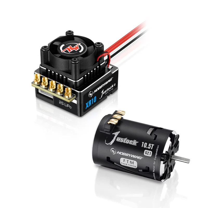 HobbyWing XERUN XR10 Justock G3S 60A Inductive Brushless Electric Adjustment/Motor Set Suitable for 1/10 RC Drift Cars