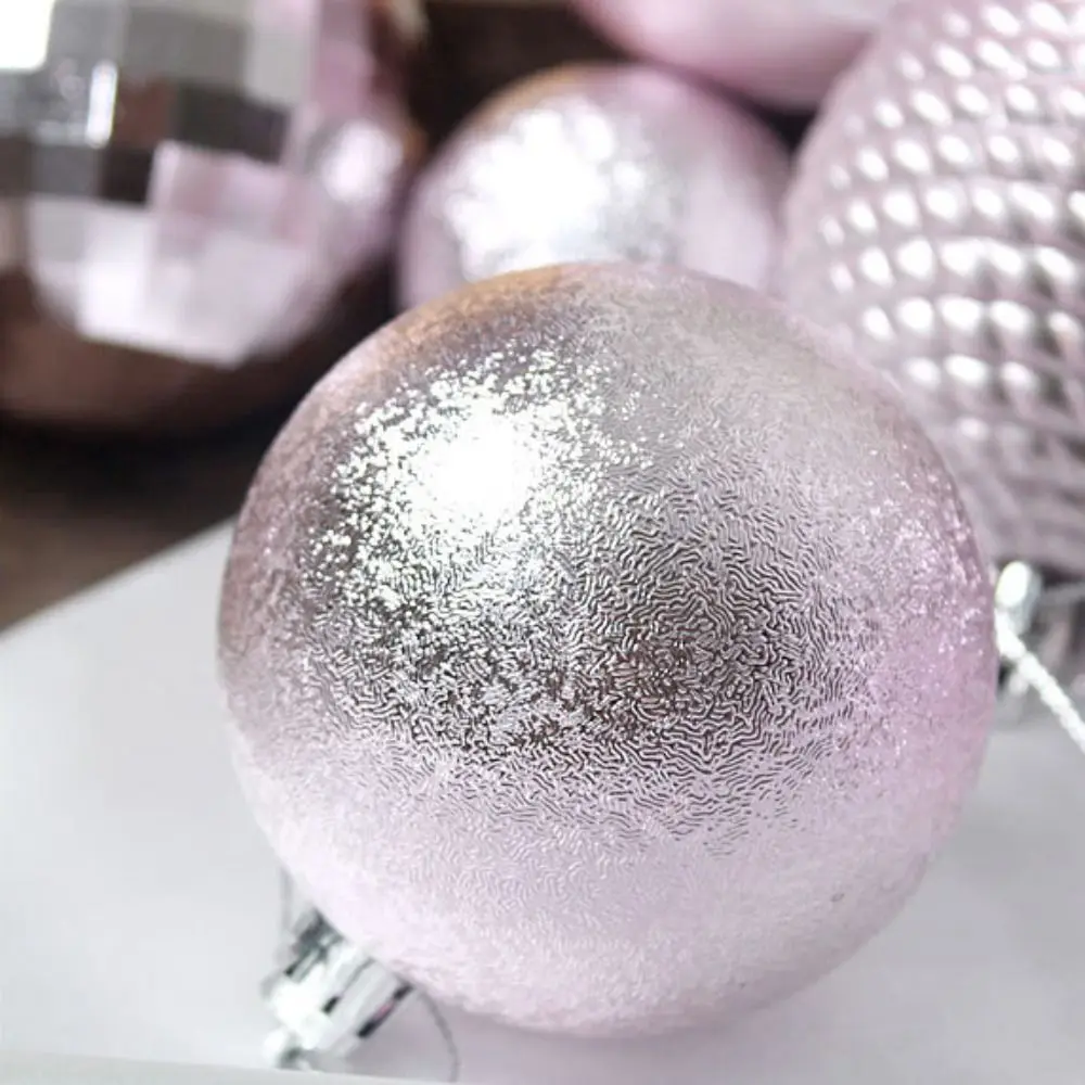 

100pcs 3/4/6CM Christmas Ball Set Painted Delicate Christmas Tree Decoration Pendant Shatterproof Waterproof Hanging Ornament