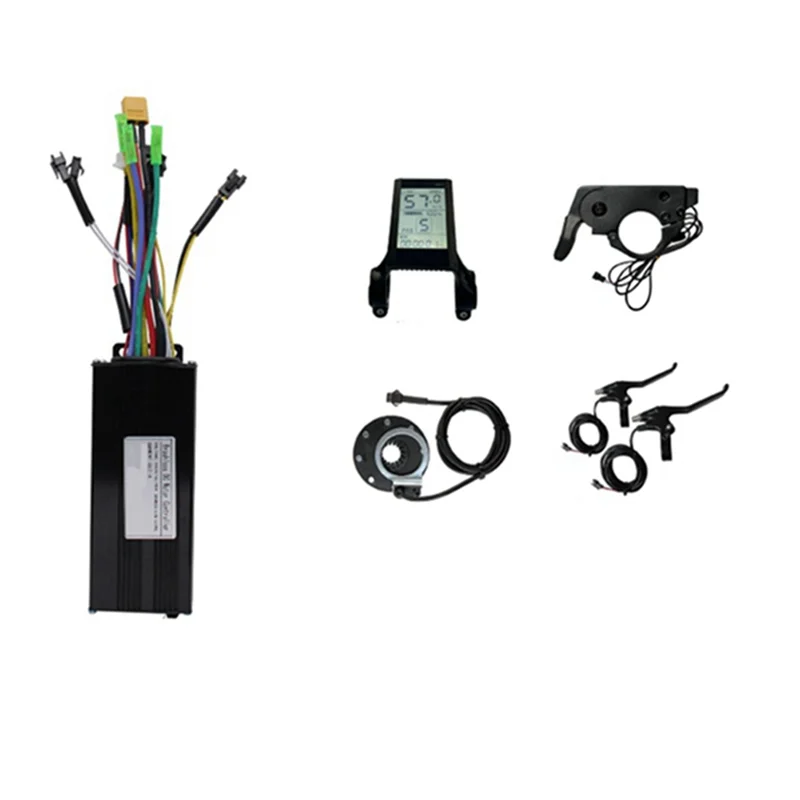 

30A Tri-Mode Controller Kit 36V 48V 1000W for Electric Bike Motor Conversion Kit with S830 Display Thumb Throttle