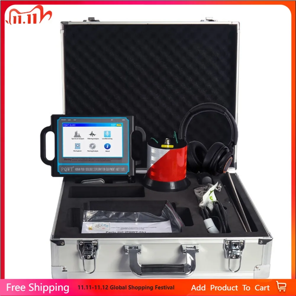 

PQWT Fire Pipe, Tap Water, Underfloor Heating Pipe Leak Detection Instrument, Home External Network Leak Detection Instrument