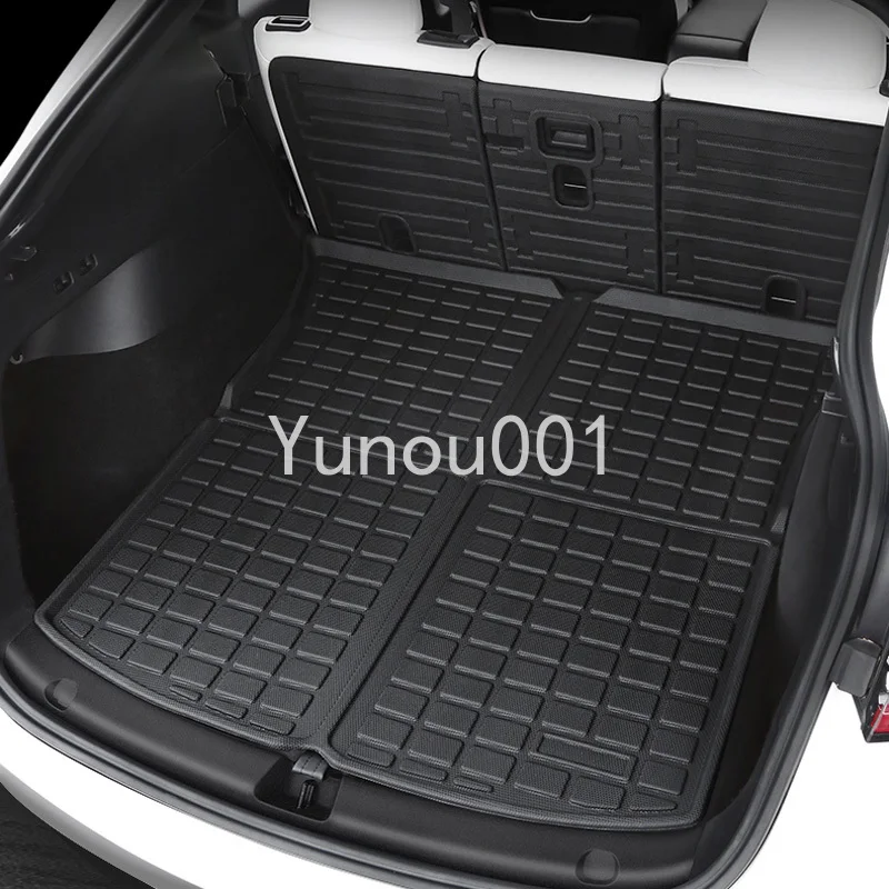 Model Y Floor Mat Car Floor Mat TPE Luggage Fruit Flavor Cargo Lining Rear Seat Backrest Protector Tesla Model Y 2022Accessories