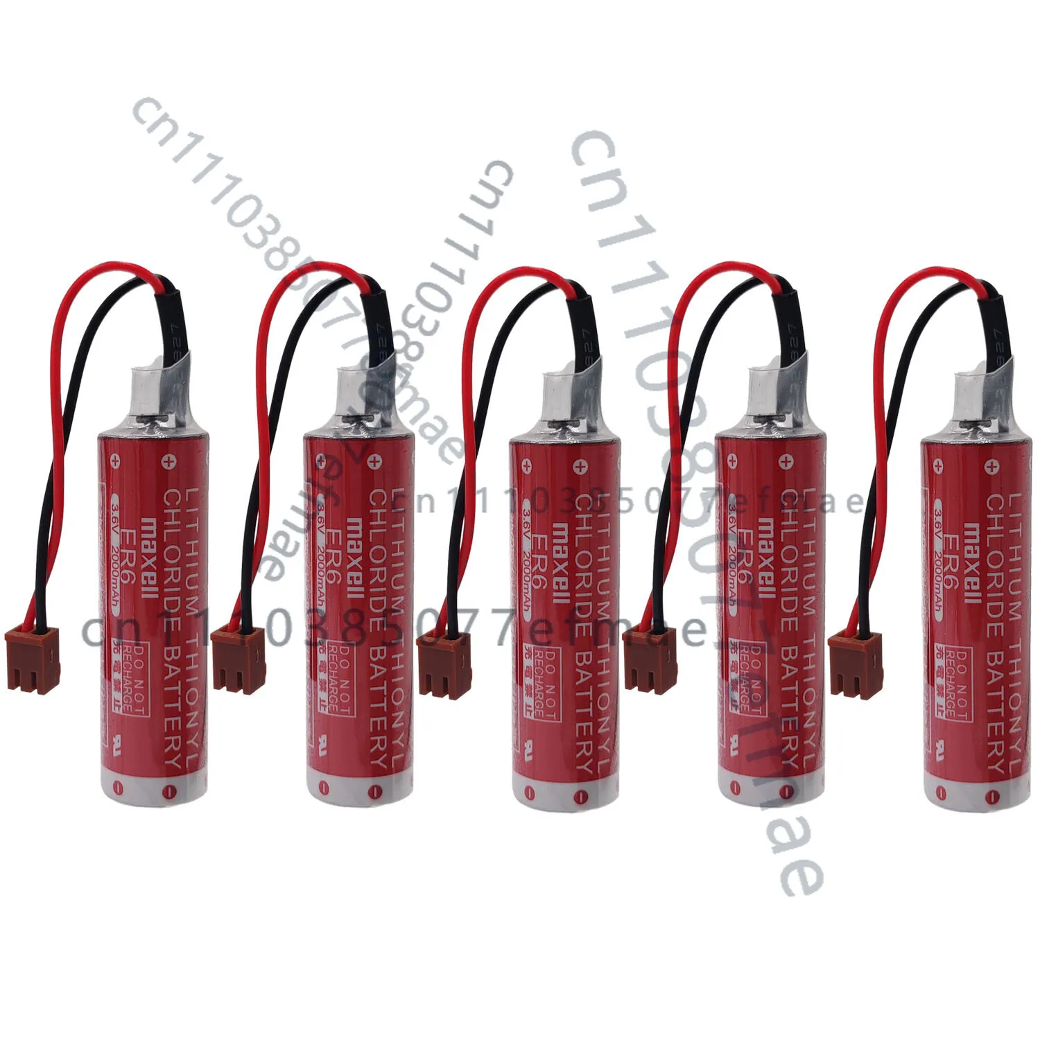 

5 шт. аккумуляторов для ER6 3,6 В 2000 мАч, подходят для роботов Panasonic