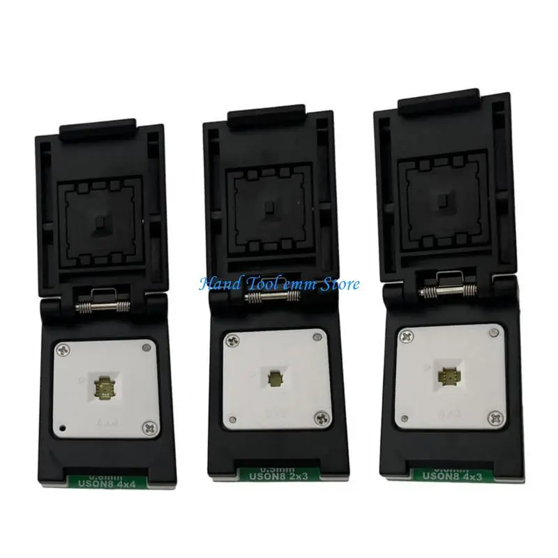 H37F Engineered IC Socket Adapter WSON8/QFN8/DFN8/USON8 إلى محول DIP8 للاتصال واختبار رقاقة مستقرة