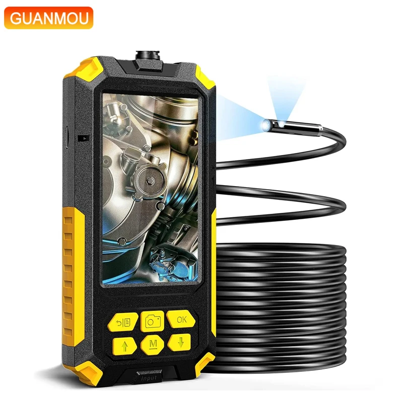 Dual Lens Industrial Endoscope 1080P Pro HD Borescope Camera 4.5