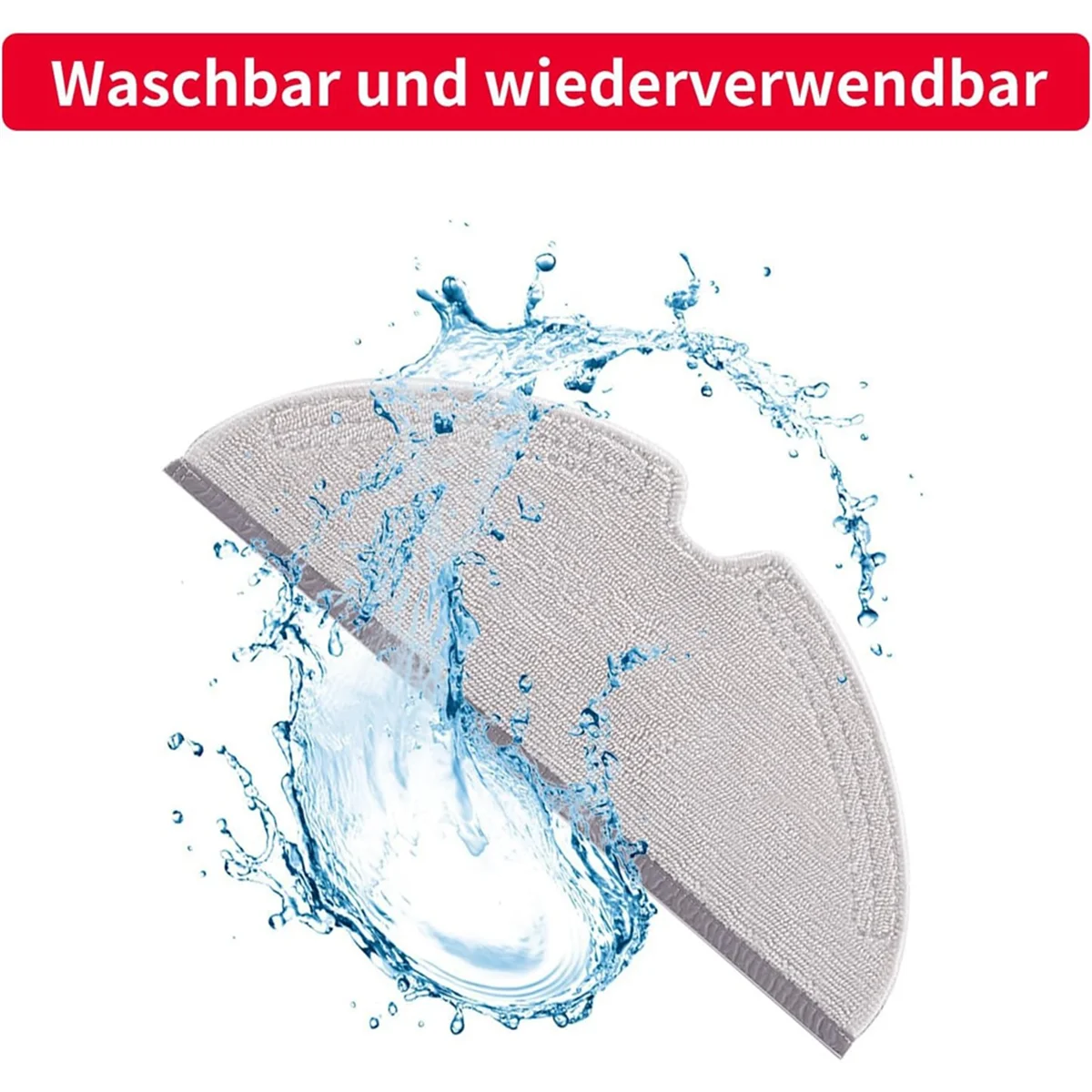 Mop-Stoff polster für Roborock Q5, Q5 Pro, Q5 Pro, Q7, Q7Max, Q8Max und Q8Max, E-Serie, S5, S5 Max, S6, S6 Pure, S6 Maxv