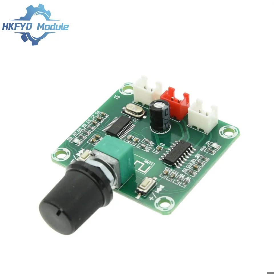 XH-A158 Ultra clear Bluetooth-Compatible 5.0 Audio Power Amplifier Board PAM8403 Small DIY Wireless Speaker 5W*2