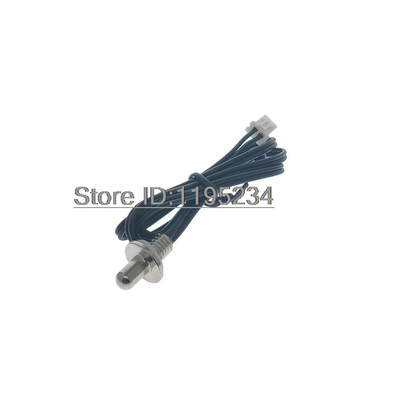 1Pcs M6 Reverse Thread Probe NTC Thermistor Temperature Sensor 10K B3950 Long50CM XH2.54 Plug