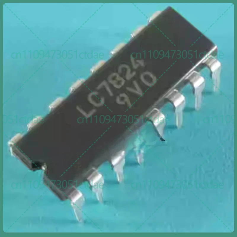 10-50pcs For LC7824 DIP-16 Analog Switch IC