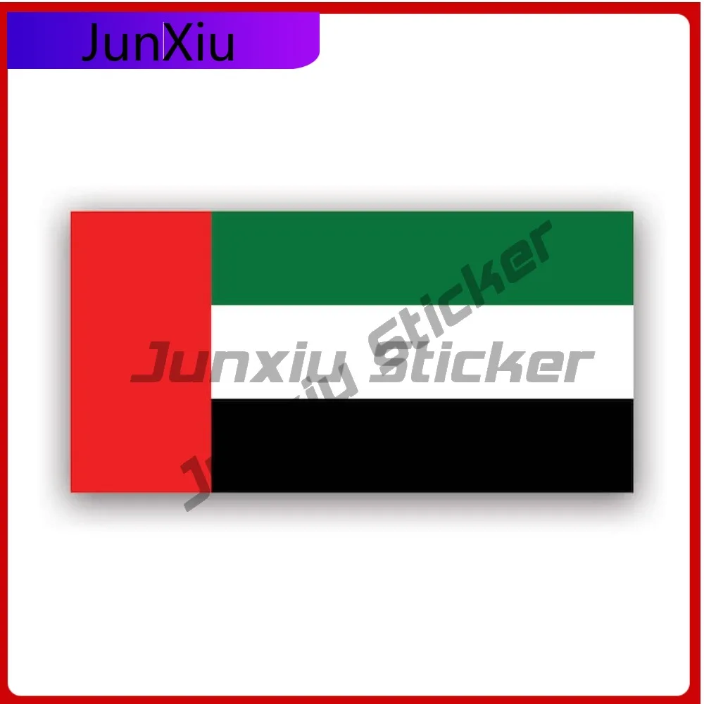 

Emirati Flag Sticker Waterproof Outdoor Decals Funny Window Waterproof Vinyl Decal For Cars Outdoor Protection Unique Creative