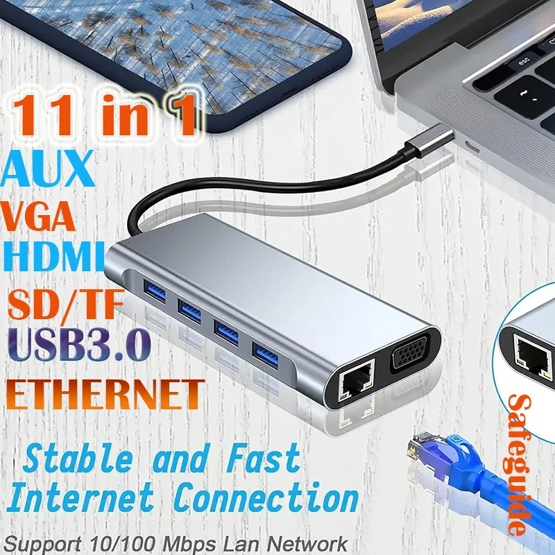 

USB C-концентратор 4K, 30 Гц, тип C-HDMI-совместимый адаптер USB 3.0 для MacBook Pro Air