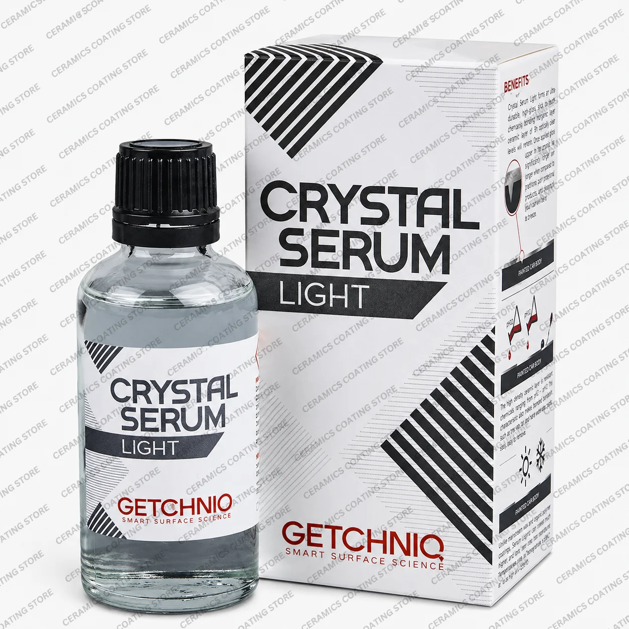 Revestimiento Cerámico Ligero Crystal CLS Serum para Autos 30ml |   Hasta 5 años de protección, brillo intenso, resistencia a las olores y a los químicos