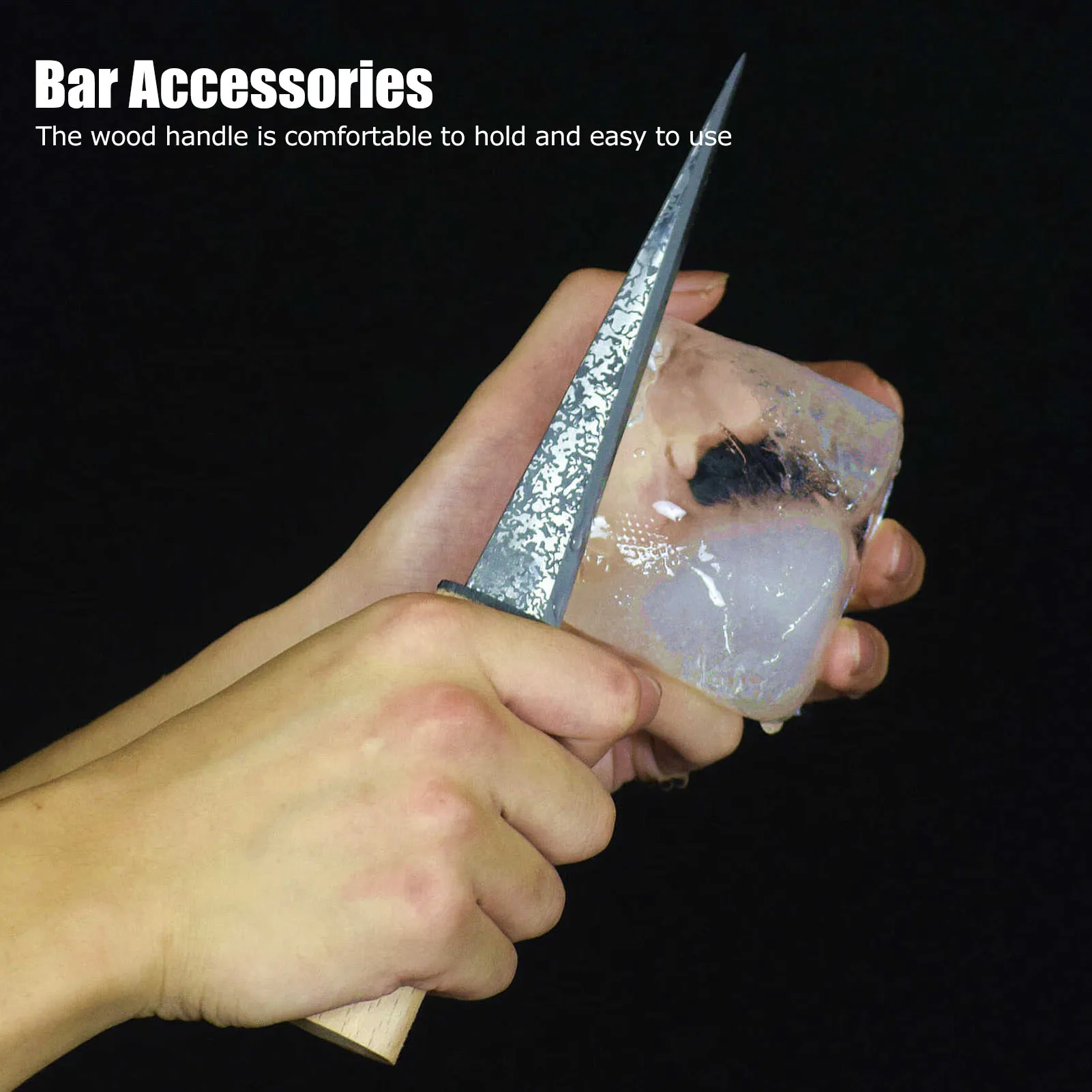 سكين نحت الثلج على الطراز الياباني مع غطاء واقي أداة نادل احترافية لملحقات قضيب كسر نحت الجليد #2