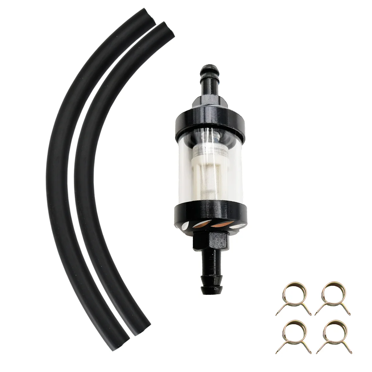 Universal Motorcycle Fuel Filter 8mm Engine Inline Carb CNC Gasoline Fuel Gas Filter Motor Oil Filters Off Road ATV Accessories image 5