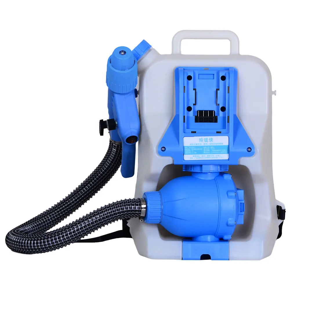 

Backpack 9L Cordless Rechargeable Battery Fogger Mister Fogger Machine Sanitizing Ulv Cold Fogger Mist Sprayer