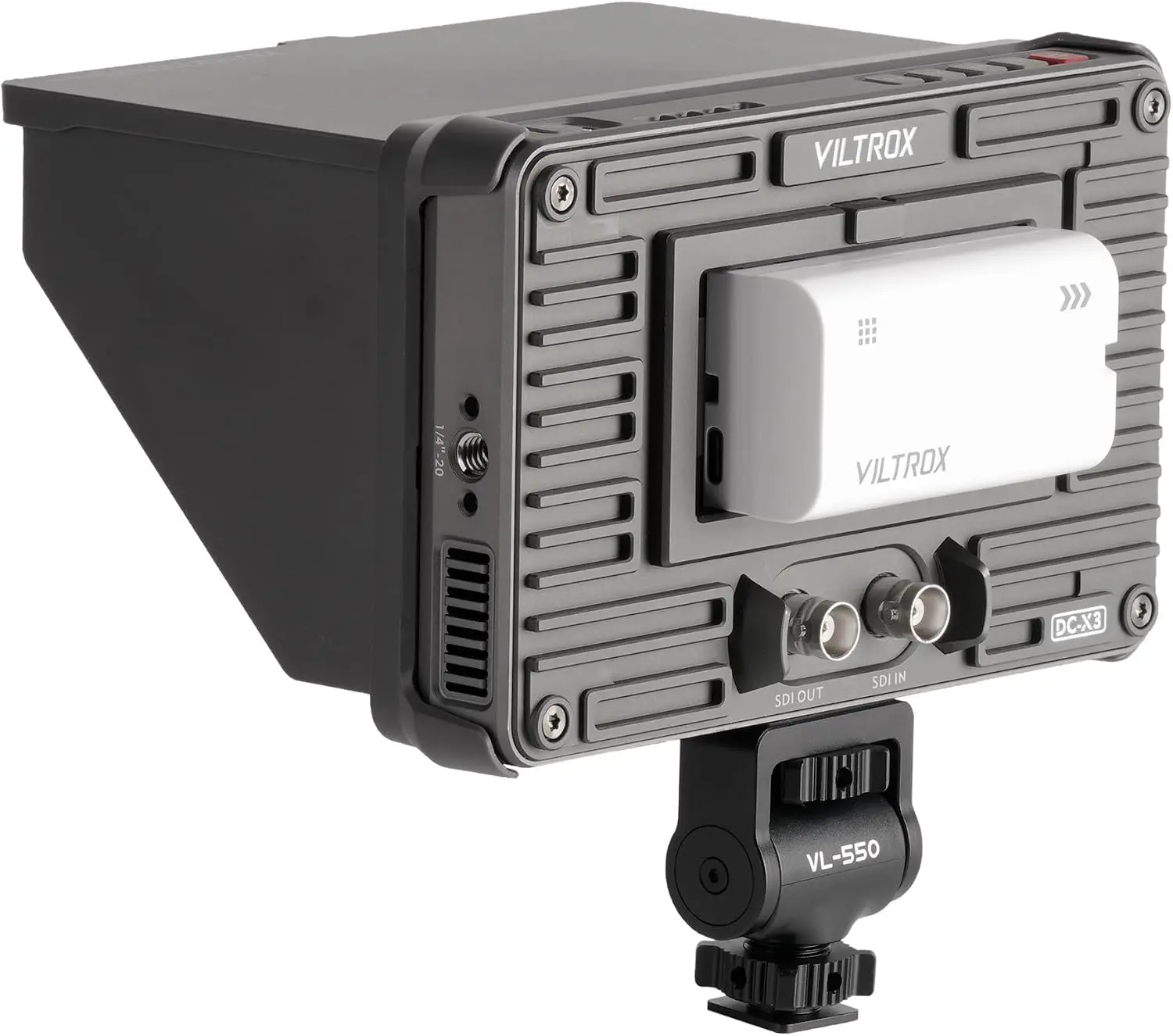 6 Inch 2000 Nits Touchscreen Field Monitor VILTROX DC-X3, SDI & HDMI 4K Input Output, Daylight Visible On-Camera Video Monitor