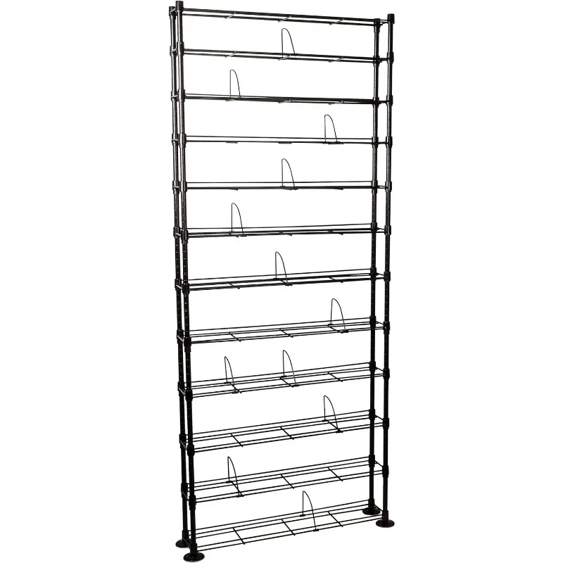 CD Racks, 12 Tier Shelving - Heavy Gauge Steel Wire Shelving for 864 CD/450 DVD/Blu-Ray/Games in Gunmetal