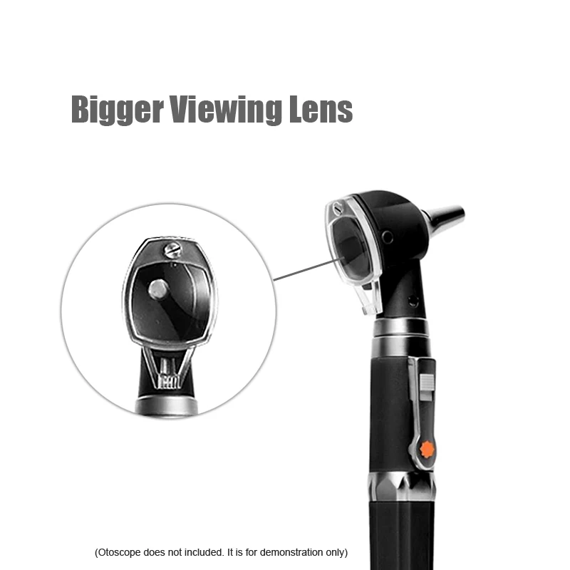Transparent Plastic Spare Viewing Front Window Lens Replacement Glasses 3X Magnifying Accessory Parts for Ear Endoscope Otoscope view 5