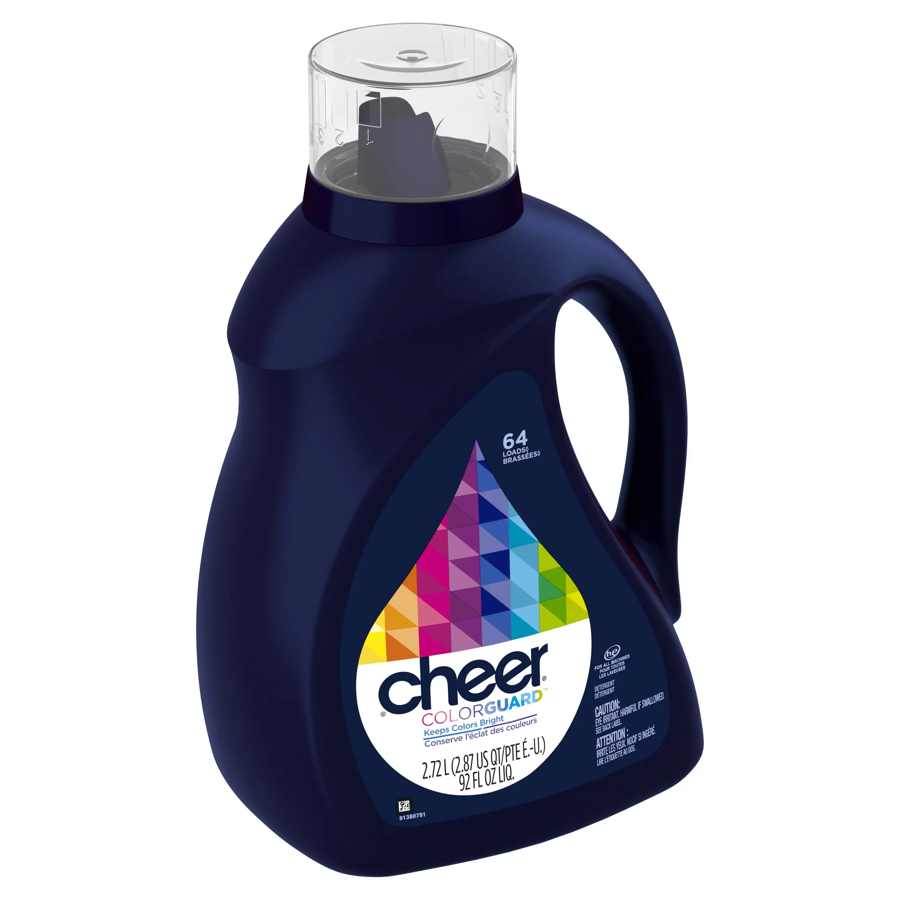 

Liquid Laundry Detergent, He Compatible, 92 Fl Oz, 64 Loads