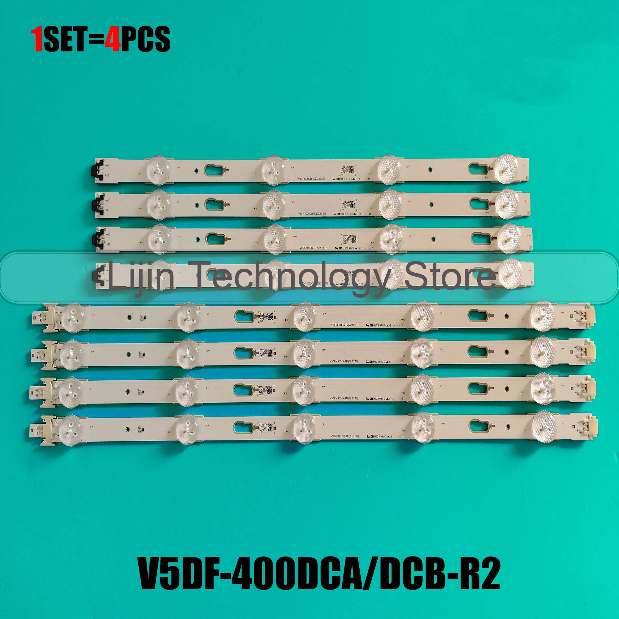 

8 PCS LED Backlight strip For Samsung UE40J6500 UA40J6300 UE40J6300 UA40J6300AK BN96-34783A 34784A V5DF-400DCA-R2 V5DF-400DCB-R2